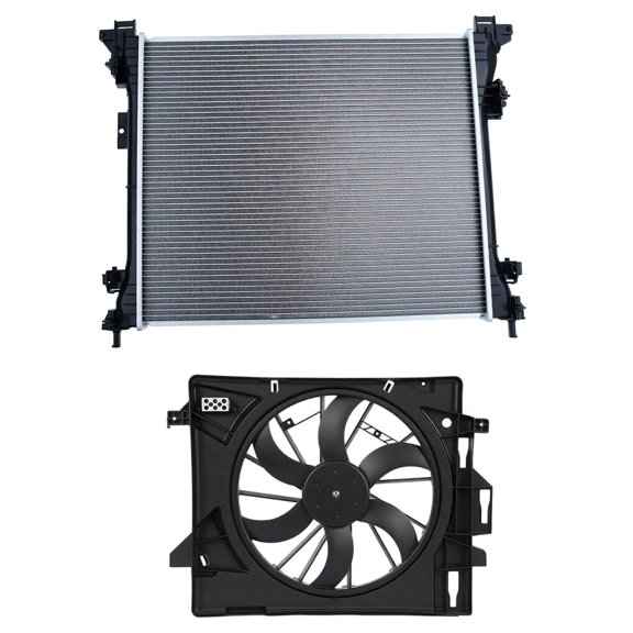 Radiator KIT Compatible: Dodge Grand Caravan 2008-2020, Chrysler Town & Country 2008-2016, Volkswagen Routan 2009-2014, Ram C/V 2012-2015