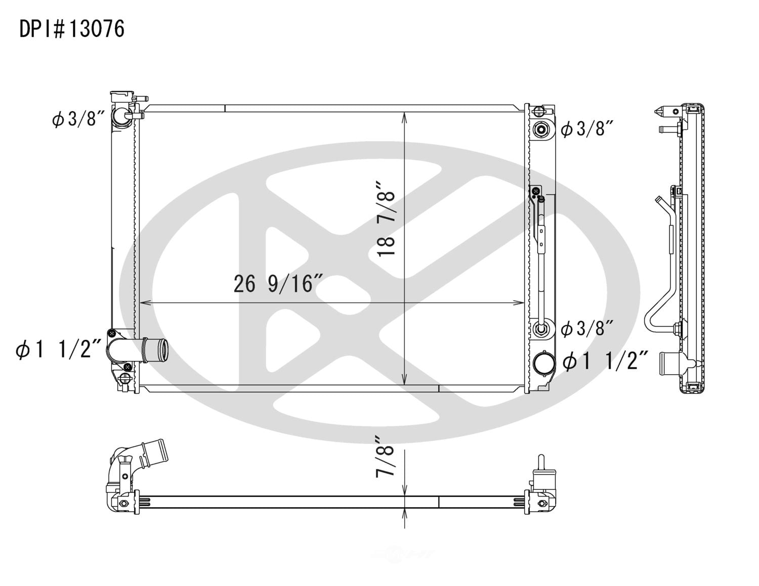 Koyorad A13076 Radiator