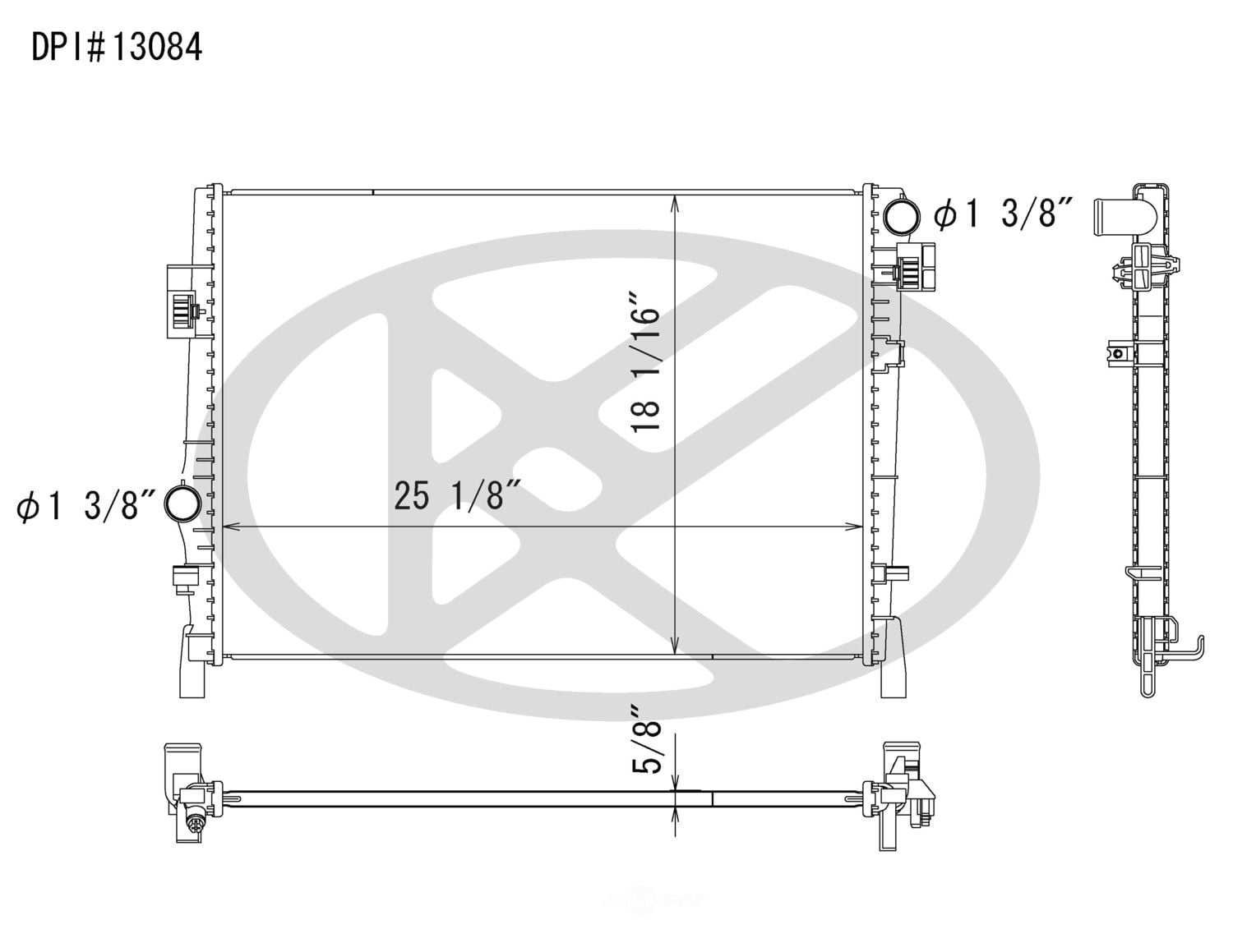 Koyorad A13084 Radiator
