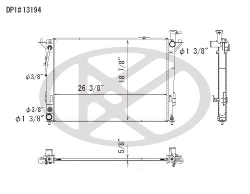 Koyorad A13194 Radiator