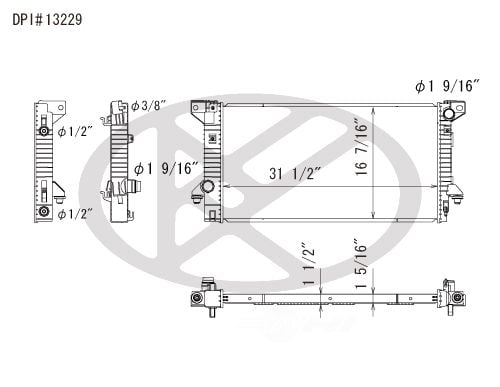 Radiator - Koyorad Fit/For 13229 11-14 Ford F-150 3.5L, 15-17 Expedition/Lincoln Navigator With Tow Package - Super Cooling Fits select: 2011-2014 FORD F150