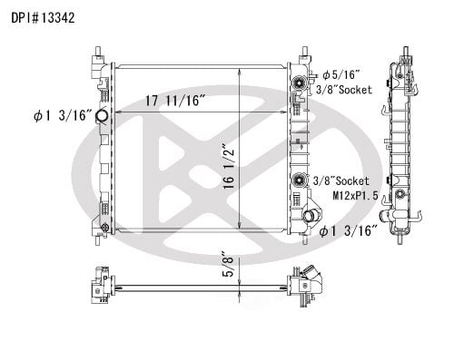 Koyorad A13342 Radiator