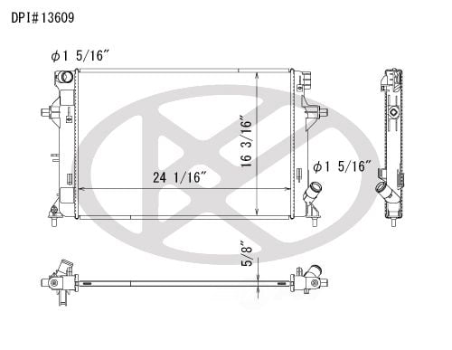 Koyorad A13609 Radiator