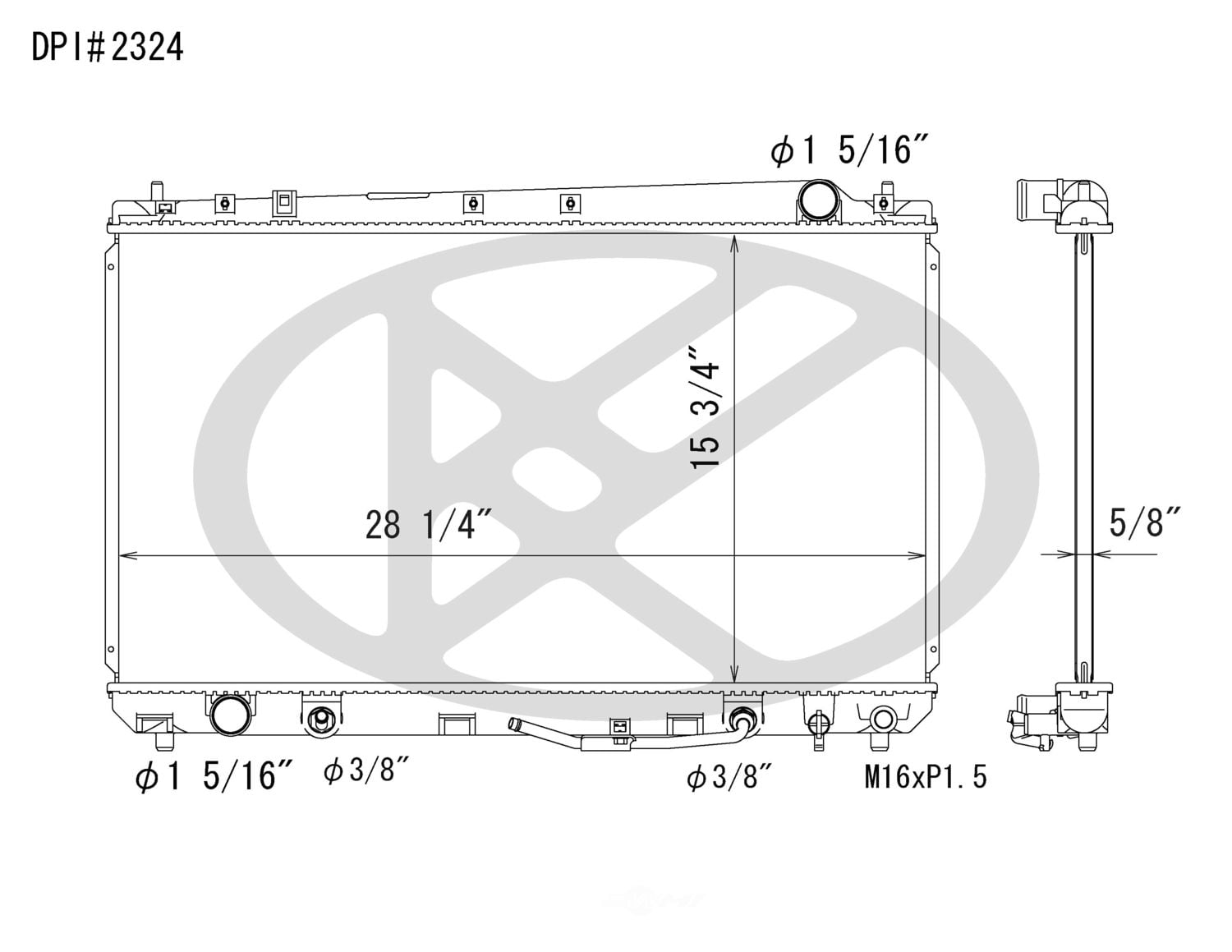 Koyorad A2324 Radiator