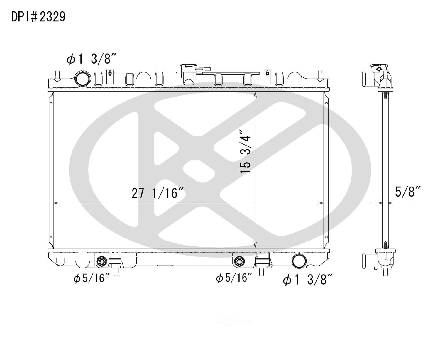 Radiator - Koyorad Fit/For 2329 00-03 Nissan Maxima, 02-04 i35, 00-01 i30 Automatic 6Cy - Plastic Tank Aluminum Core, 1-Row Fits select: 2000-2001 INFINITI I30, 2002-2004 INFINITI I35