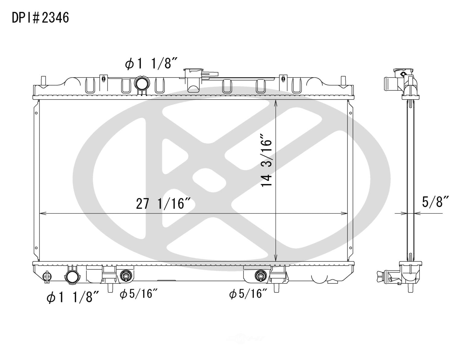 Koyorad A2346 Radiator