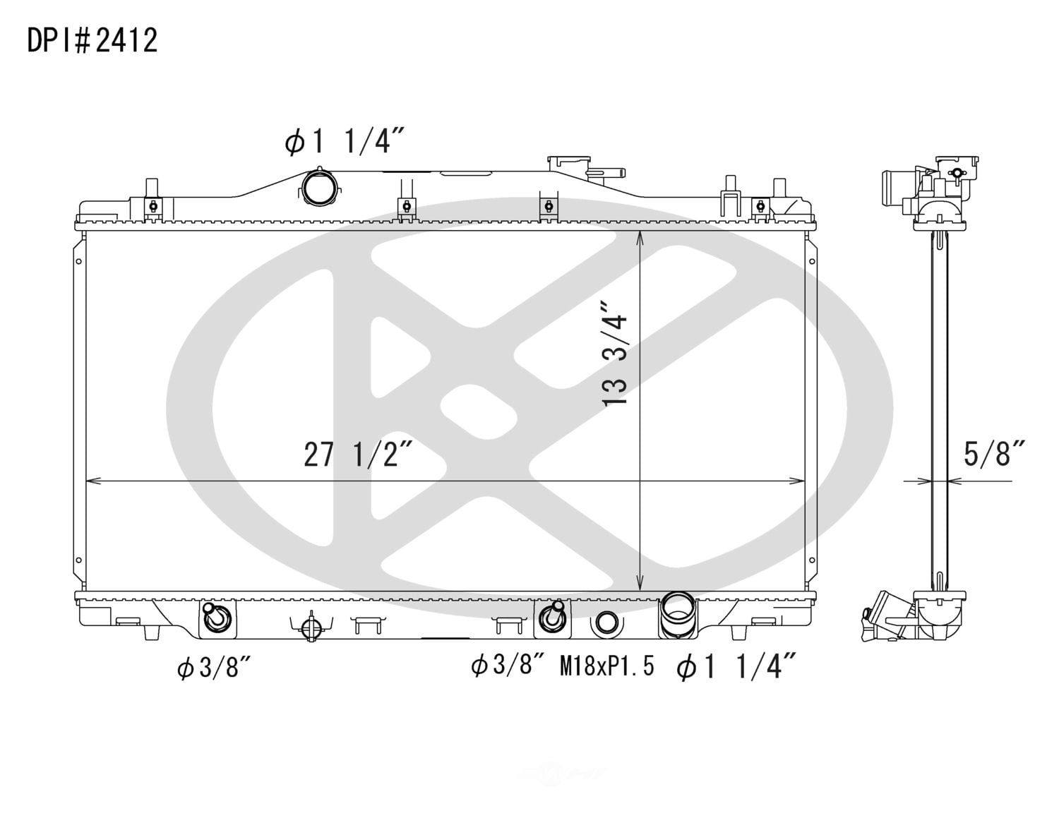 Koyorad A2412 Radiator