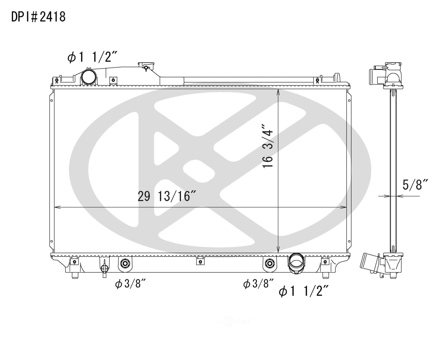 Koyorad A2418 Radiator