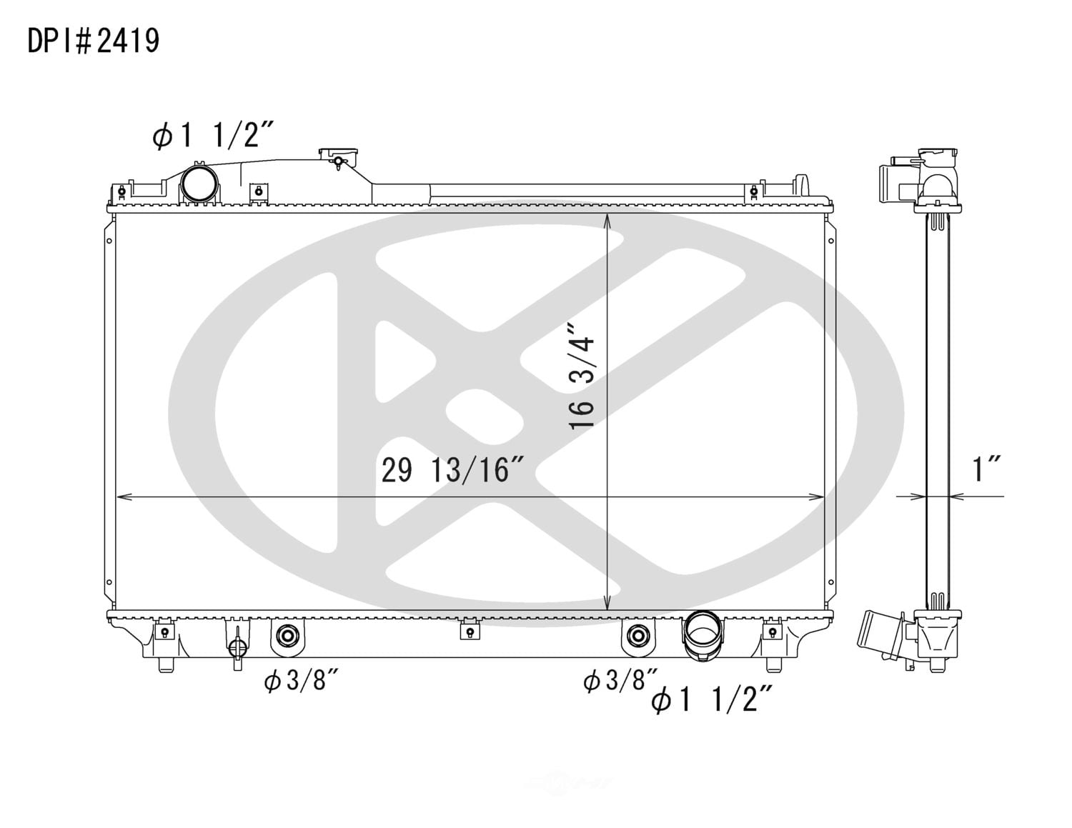 Koyorad A2419 Radiator
