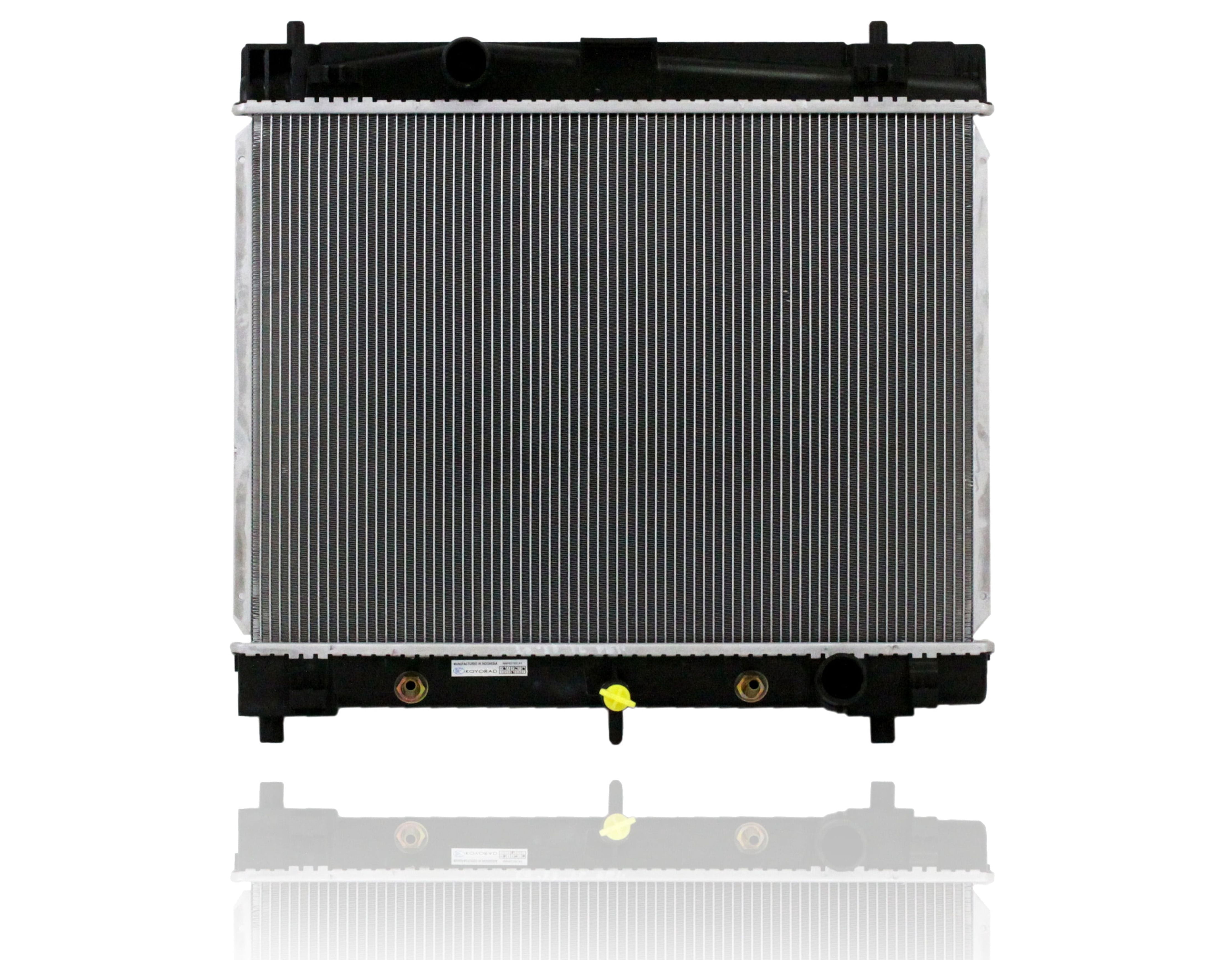 Radiator - Koyorad Fit/For 2890 07-18 Toyota Yaris Hatchback, 07-12 Yaris Sedan, 08-14 Scion xD Automatic Transmission - Plastic Tank Aluminum Core