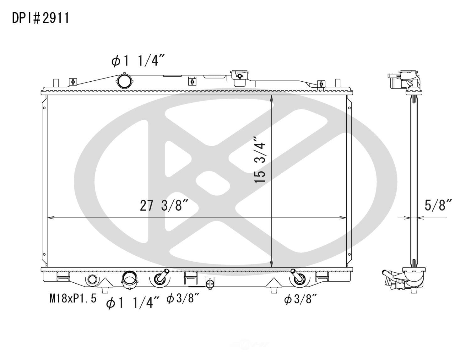 Koyorad A2911 Radiator