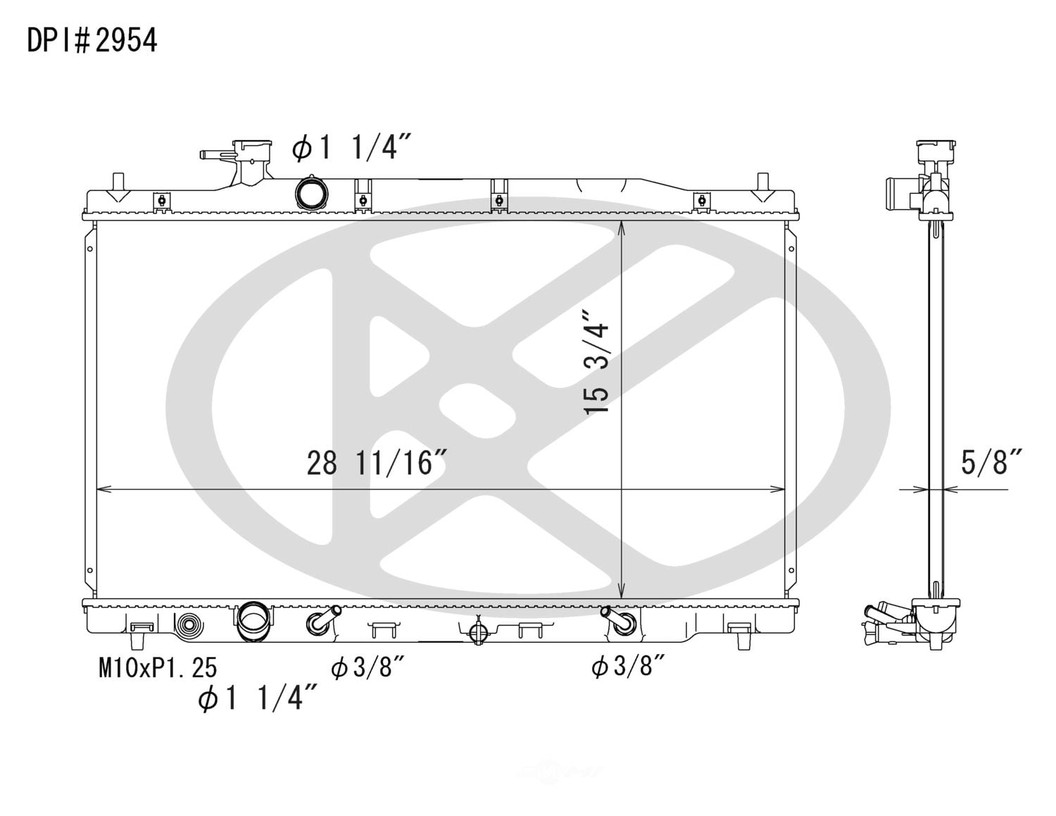 Koyorad A2954 Radiator