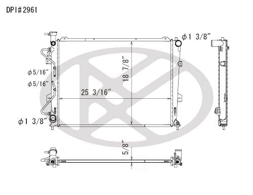 Koyorad A2961 Radiator