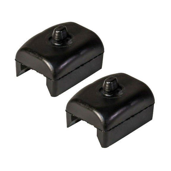 Radiator Mount Insulator Bushings - 2 Piece Set - Black