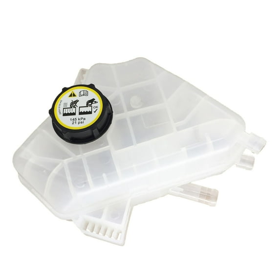 Radiator Overflow Bottle Tank With Cap For 2011-2019 Ford Fiesta S For 2011-2019 Ford Fiesta SE For 2011-2012 Ford Fiesta SEL For 2011-2012 Ford Fiesta SES For 2014-2019 Ford Fiesta ST