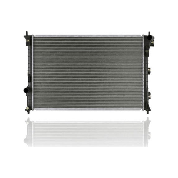 Radiator - Pacific Best Inc. Compatible/Replacement for 13618 '12-15 Ford Explorer 4Cy/2.0T, 16-19 Explorer/Police 6Cy/3.5T Without Power Take Off & Oil Cooler - Plastic Tank, Aluminum Core EB5Z8005G