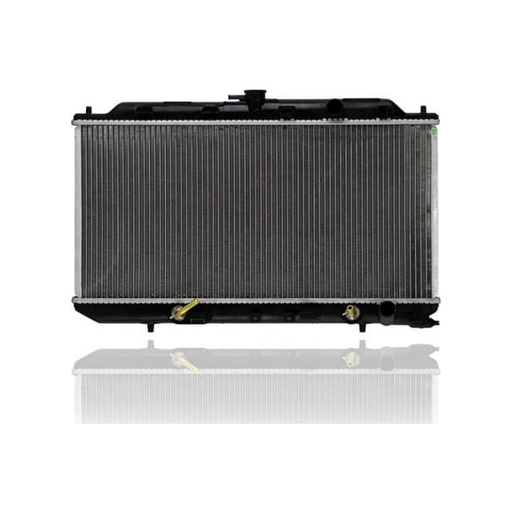 Radiator - Pacific Best Inc. Compatible/Replacement for '90-93 Acura Integra Automatic Transmission 1.8 Liter1-Row Plastic Tank, Aluminum Core - 19010PR4A55