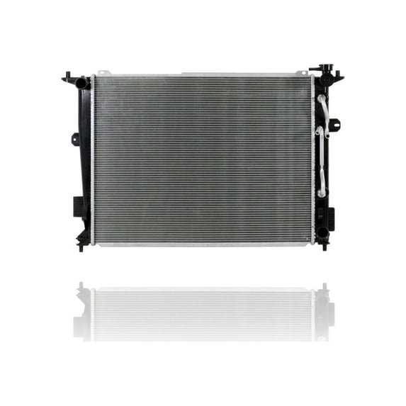 Radiator - Pacific Best Inc. Fit/For 12-12 Hyundai Genesis-Sedan 4.6L 12-14 5.0L - Plastic Tank Aluminum Core - 253103M900