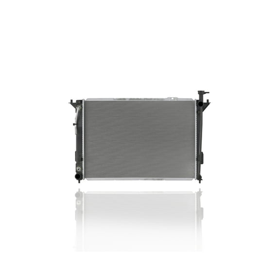 Radiator - Pacific Best Inc. Fit/For 13192 10-12 Hyundai Santa Fe, 11-12 Kia Sorento Automatic 2.4L - Plastic Tank Aluminum Core