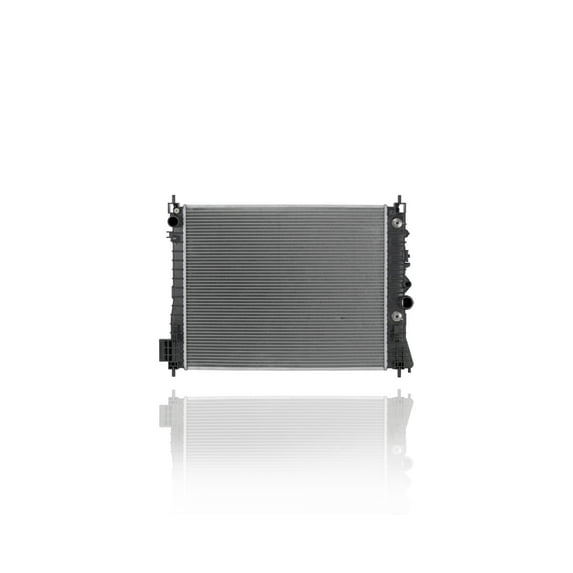 Radiator - Pacific Best Inc. Fit/For 13361 13-21 Buick Encore (Korean-Build Only) 1.4L L4 Automatic Transmission - Plastic Tank Aluminum Core, 1-Row, With Transmission Oil Cooler