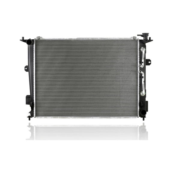 Radiator - Pacific Best Inc. Fit/For 13388 11-14 Hyundai Genesis Sedan Automatic V6 3.8L - Plastic Tank, Aluminum Core