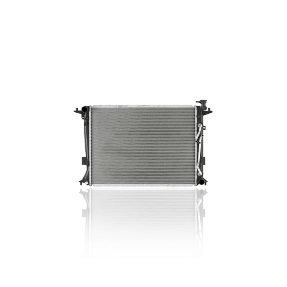 Radiator - Pacific Best Inc. Fit/For 13420 13-14 Hyundai Genesis Coupe Automatic 4Cy 2.0L - Plastic Tank Aluminum Core