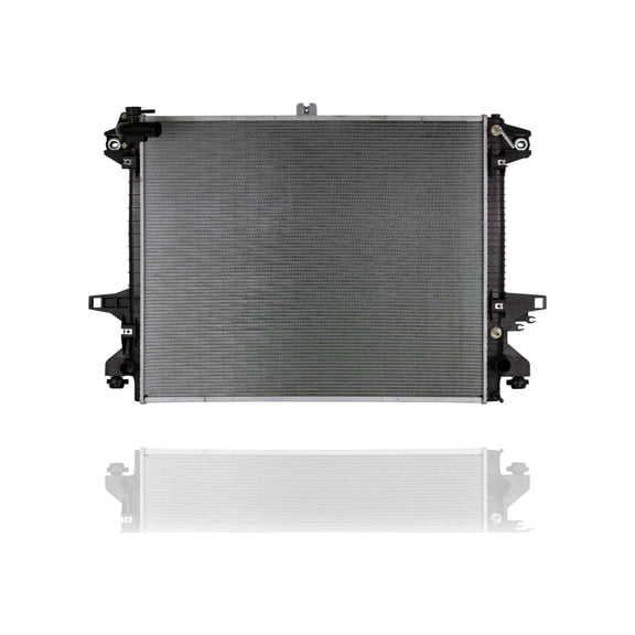 Radiator - Pacific Best Inc. Fit/For 16-19 Nissan Titan-XD Crew Cab, 17-19 XD-Regular/Extended Cab 5.0L-Turbo - Plastic Tank Aluminum Core - 21460EZ40A