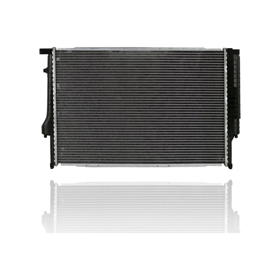 Radiator - Pacific Best Inc. Fit/For 1842 94-95 BMW 530i Automatic - With Transmission Oil Cooler, Plastic Tank Aluminum Core Fits select: 1992-1993 BMW 525, 1992-1993 BMW 535