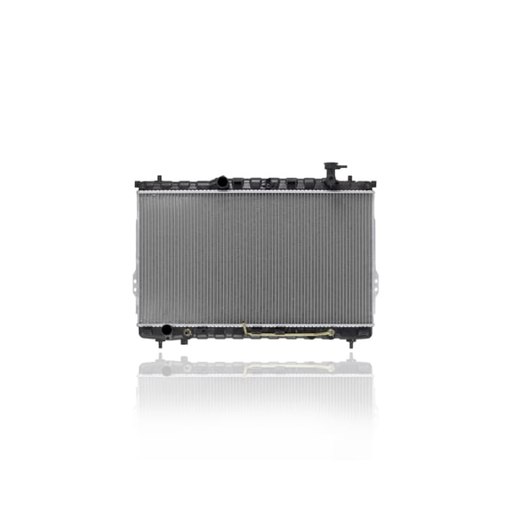 Radiator - Pacific Best Inc. Fit/For 2389 01-06 Hyundai Santa Fe Automatic V4/V6 2.4/2.7L - Plastic Tank, Aluminum Core, 1-Row