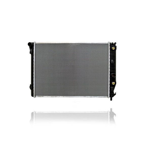 Radiator - Pacific Best Inc. Fit/For 2611 01-04 Chevrolet Corvette - With Quickconnect Fittings, Plastic Tank, Aluminum Core, 1-Row