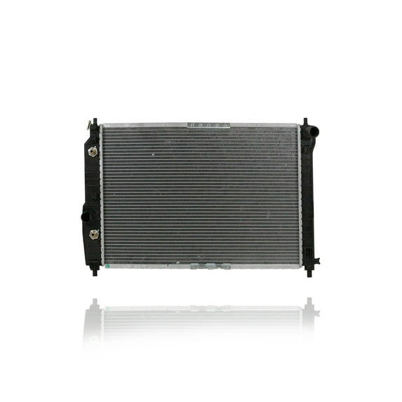 Radiator - Pacific Best Inc. Fit/For 2873 04-08 Chevrolet Aveo Automatic, 07-08 Aveo Sedan - Plastic Tank, Aluminum Core, With Transmission Oil Cooler