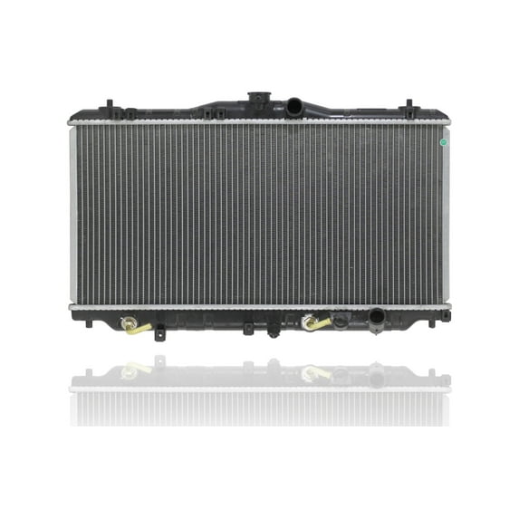 Radiator - Pacific Best Inc. Fit/For 885 88-91 Honda Prelude Automatic 4Cy 2.0L S/Si/SE-EFI - Plastic Tank, Aluminum Core, 1-Row