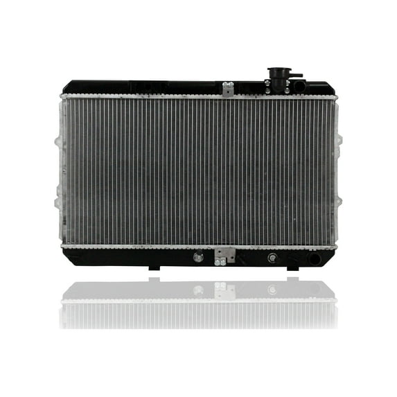 Radiator - Pacific Best Inc. Fit/For 930 84-87 Honda Civic 1500 Sedan/Hatchback/Wagon CRX - Plastic Tank Aluminum Core