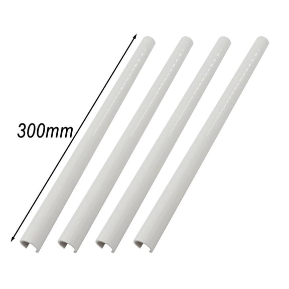 Radiator Pipe Covers For Home Use Pack Of 4 Adjustable Length Black White,White-300Mm