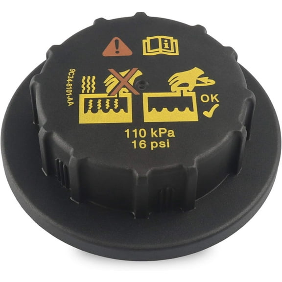 Radiator Pressure Cap, Coolant Reservoir Cap Replace RS-527, RS527, 9C3Z-8101-B, 9C3Z8101B Compatible with Ford 6.0 7.3 Powerstroke - Explorer F150 F250 F350 Mustang Taurus, Lincoln, Mercury, More