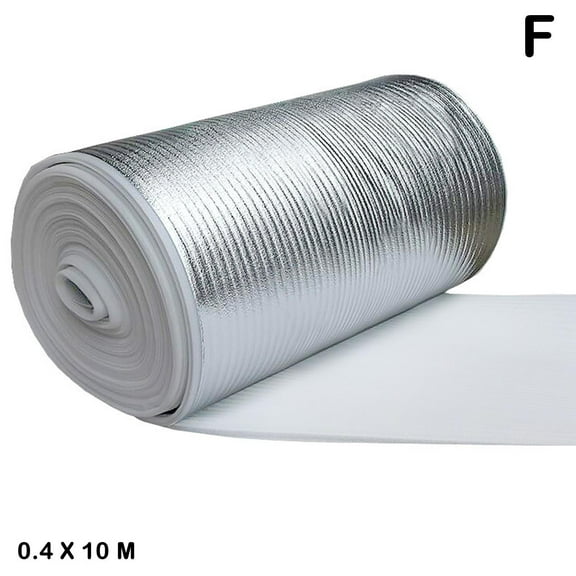 Radiator Reflective Insulation Film 5M or 10M Roll PET Aluminized Foil for Energy Saving Wall and Window Thermal Barrier