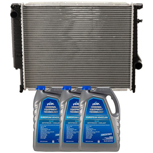 Radiator Set For 1998-1999 BMW 323i 323is 6 Cyl 2.5L Aluminum Core