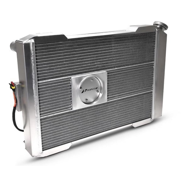 Radiator, Slim Fit Direct Fit Series, 29 7/64 In W X 18 7/64 In H X 4 In D, Fits select: 1979-1993 FORD MUSTANG, 1980-1988 FORD THUNDERBIRD