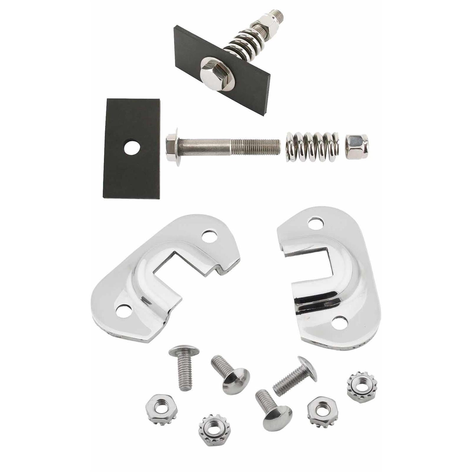 Firewall Radiator Rod Mount Radiator Support Rod Firewall Brackets & Mounting Kit, Stainless ...