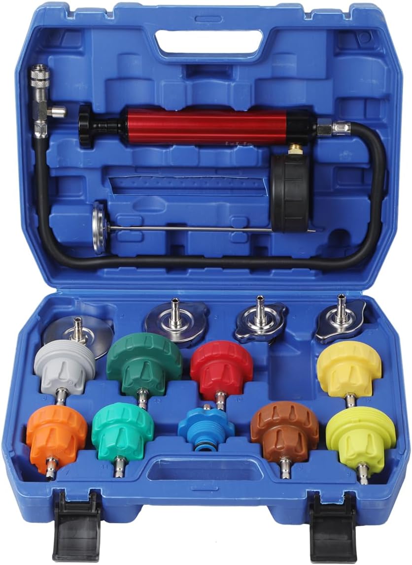 Radiator Tester Kit, Tester for Automotive Cooling System Water Tank ...
