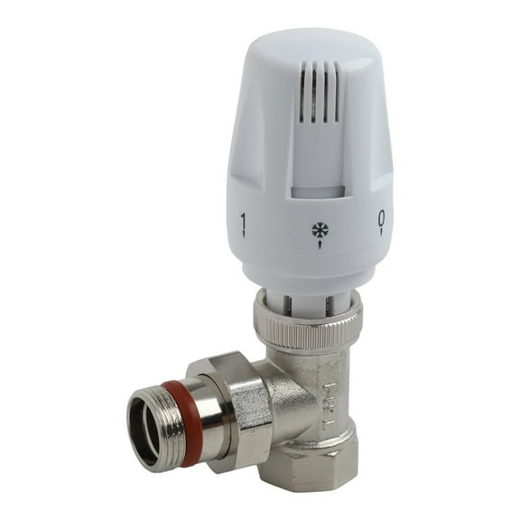 Radiator Thermostatic Valve 1/2'' 3/4'' Trv Lockshield Valves Radiator Actuator Valve Temperature Controller