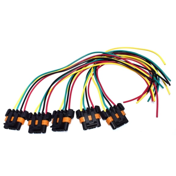 5-Pack Generator Plug Connector Wiring Harness 15306009 For GM GMC for Chevrolet Corvette -
