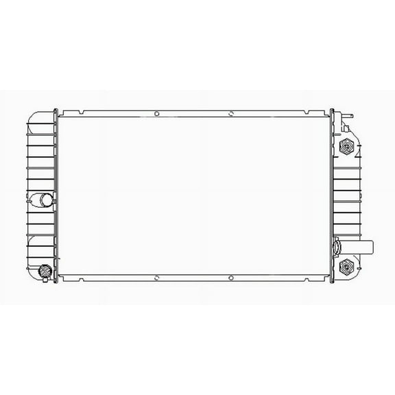 Radiator for 94-95 Pontiac Grand Am 2.3/3.1L L4/V6 A/MT Fits 1975 GMC Sprint