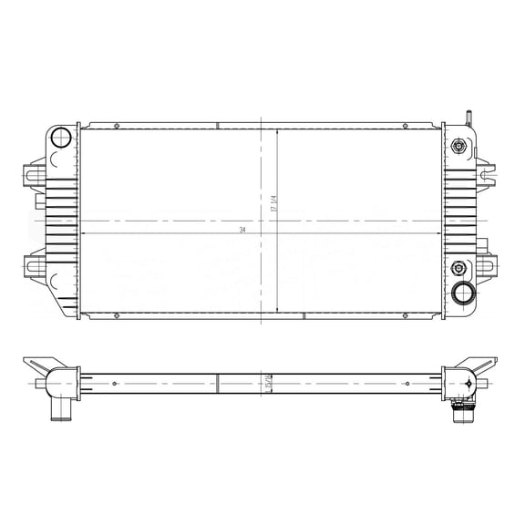 Radiator for Chevrolet Express 2500, Express 3500, Express 4500 / GMC ... QL