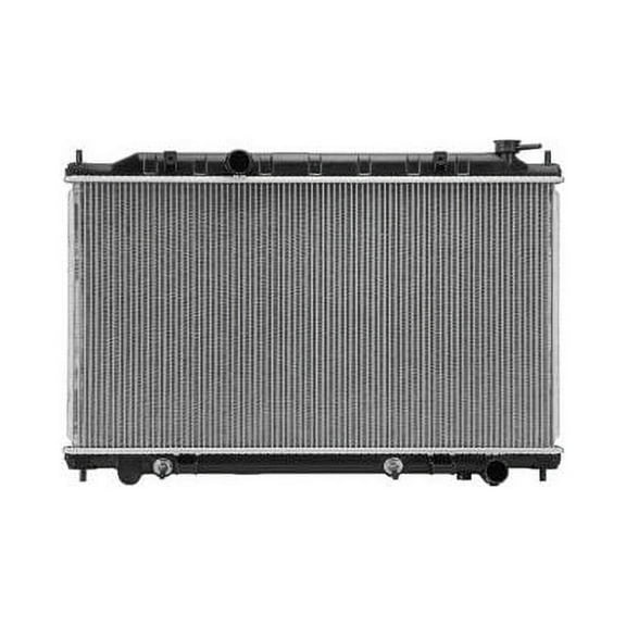 Radiator - with Transmission Cooler - Compatible with 2004 - 2006 Nissan Maxima 3.5L V6 Automatic or Manual Transmission 2005