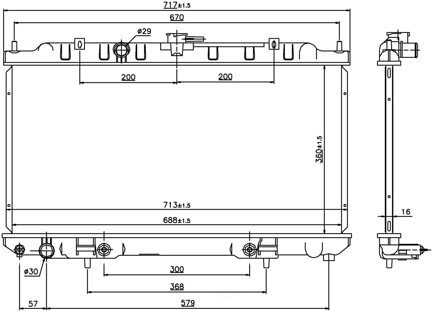 Nissens 69460 Radiator