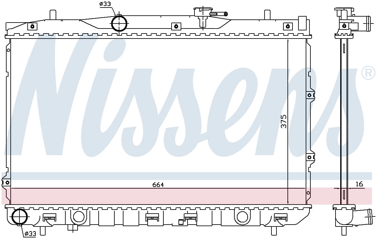 Nissens 66648 Radiator