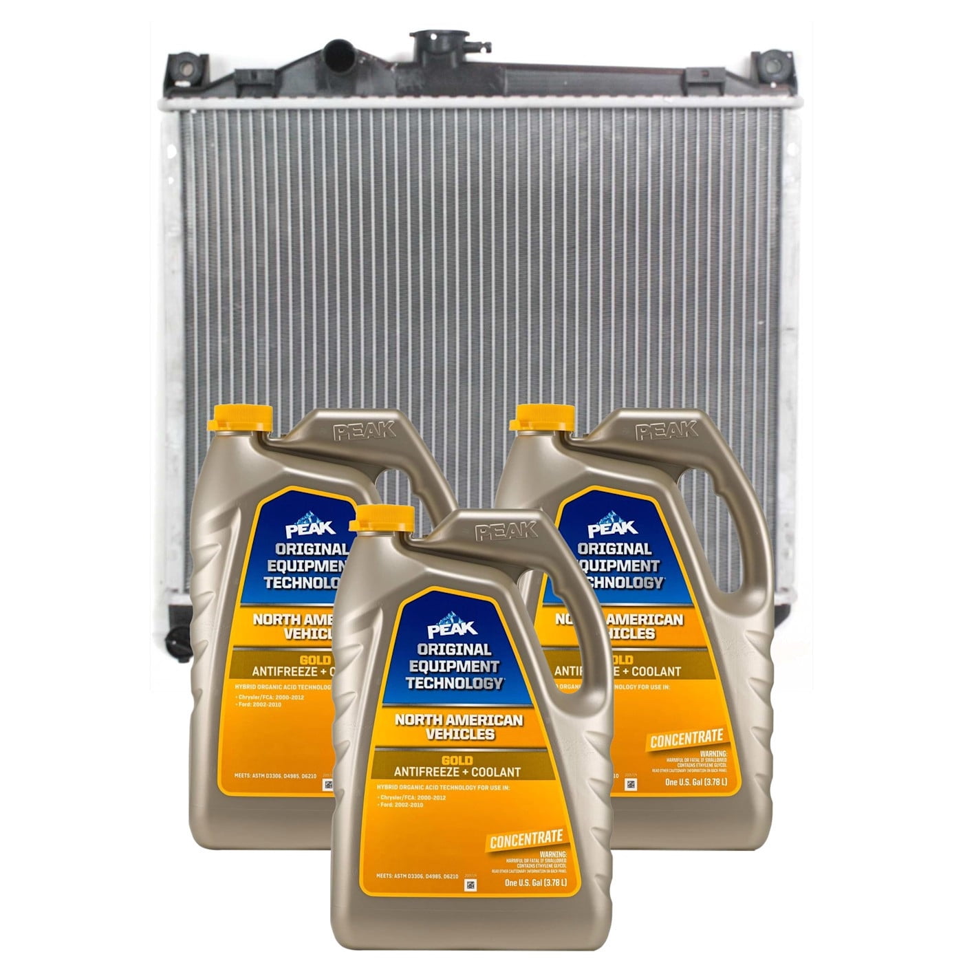 Radiators for Dodge for Dakota 1987-1999 Pair - Aluminum Core, 1-Row ...
