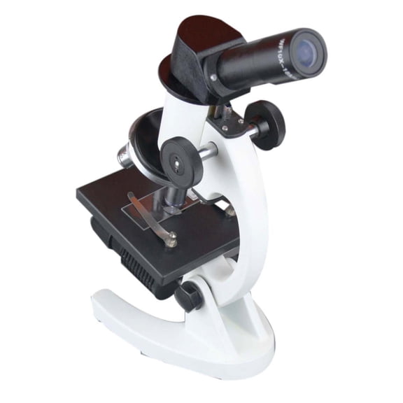 Radical 1000x Student School Biology LED Cordless with Rechageable Batteries Microscope w Inclined 360 Degree Rotatable Head