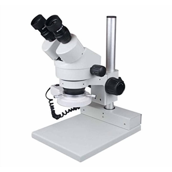 Radical 100mm Working Distance 45x Zoom Stereo PCB Welding Mobile Watch Repair Jewellery Making Microscope with Uniform Circular Light